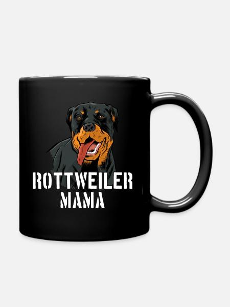 MAMAN ROTTWEILER - Mug uni - noir