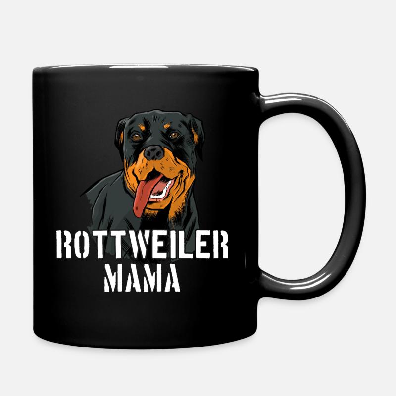 ROTTWEILER MAMA - Tasse einfarbig - Schwarz