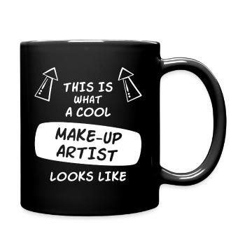 This is what a cool make up artist looks like - Tasse einfarbig - Schwarz - Rechts