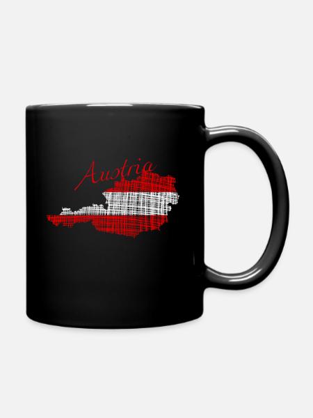 Austria austria - Tasse einfarbig - Schwarz