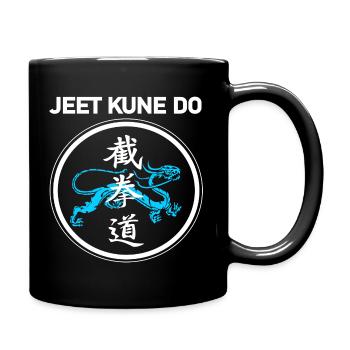 Jeet Kune Do Drachen und Kanji T-Shirt - Tasse einfarbig - Schwarz - Rechts