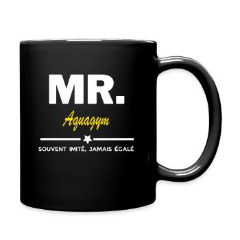 MR souvent imité jamais égalé Aquagym - Mug uni - noir - Droite