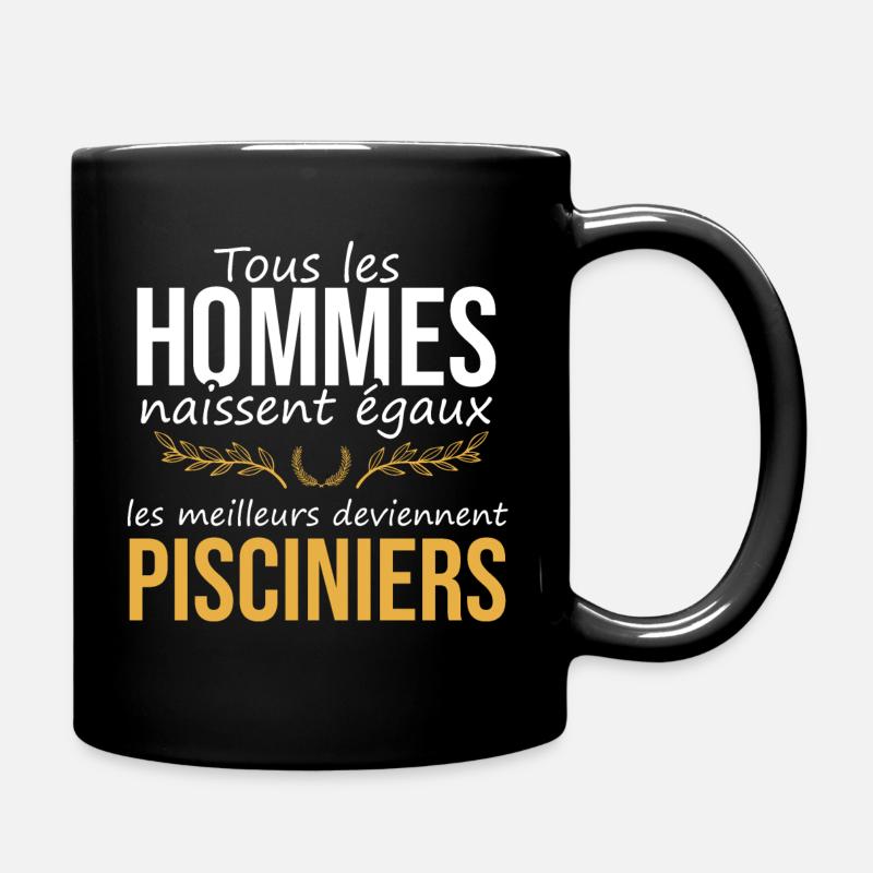 Cadeau pour piscinier | cadeau marrant métier - Mug uni - noir