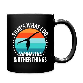 Gymnaste Handstand gymnastique gymnastique gymnastique - Mug uni - noir - Droite
