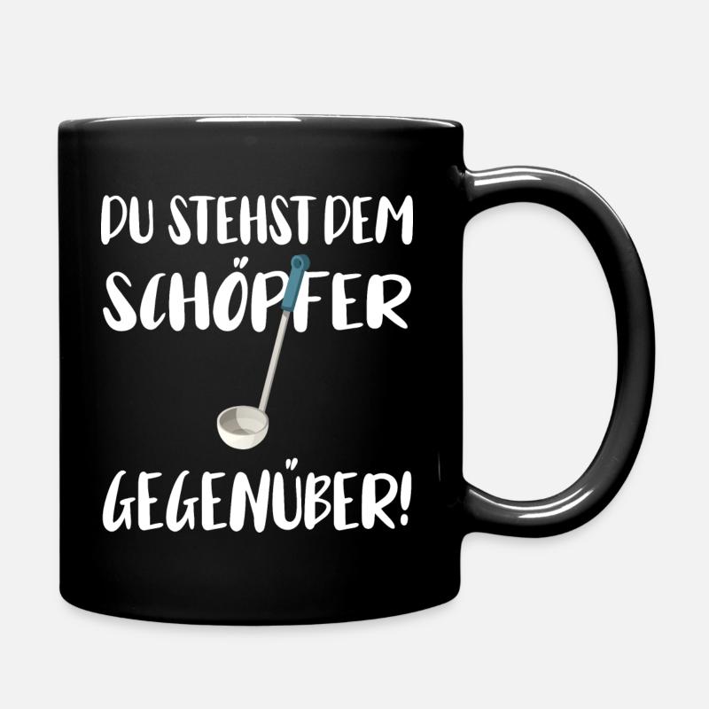 Vous faites face au Créateur - Mug uni - noir