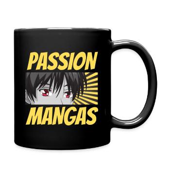 passion mangas - Mug uni - noir - Droite