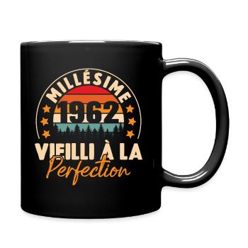Cadeau Millésime 1962 Vieilli À La Perefection - Mug uni - noir - Droite