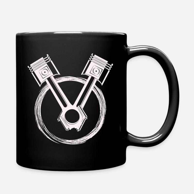 Werkstatt - Schraubendreher Schrauber Bastler - Tasse einfarbig - Schwarz