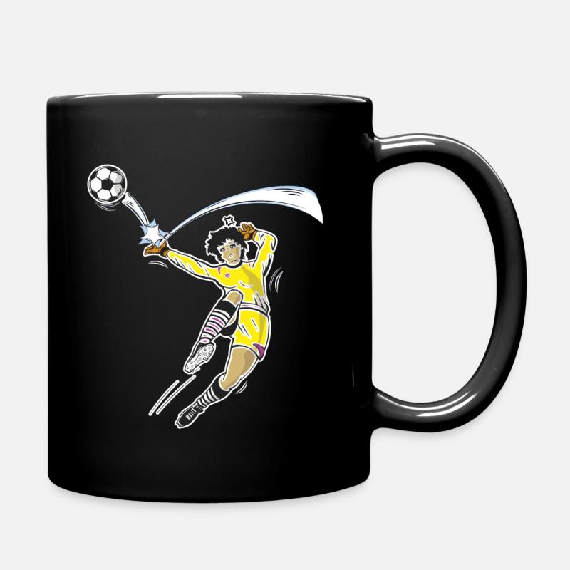 Fußballspieler - Tasse einfarbig - Schwarz