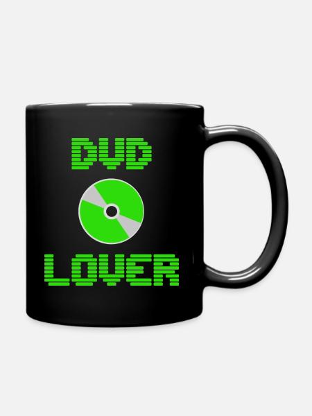 DVD LOVER - Mug uni - noir