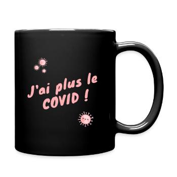 covid 2 - Mug uni - noir - Droite