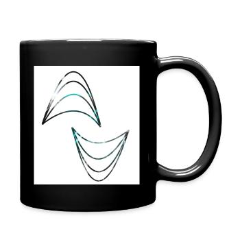 Dynamisch - Tasse einfarbig - Schwarz - Rechts