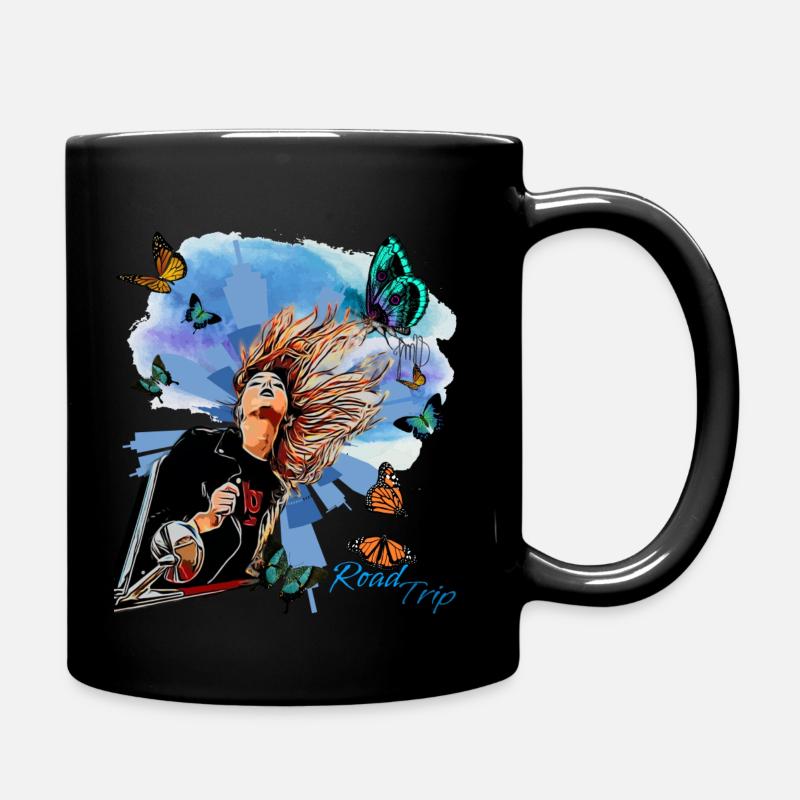 road trip - Mug uni - noir