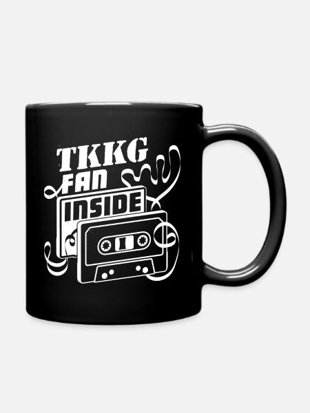 TKKG Fan Inside Kassette Hörspiel Weiß - Tasse einfarbig - Schwarz