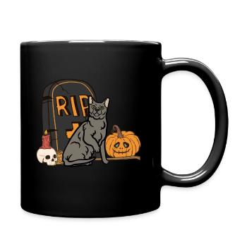 Mignon Korat Halloween Cat - Mug uni - noir - Droite