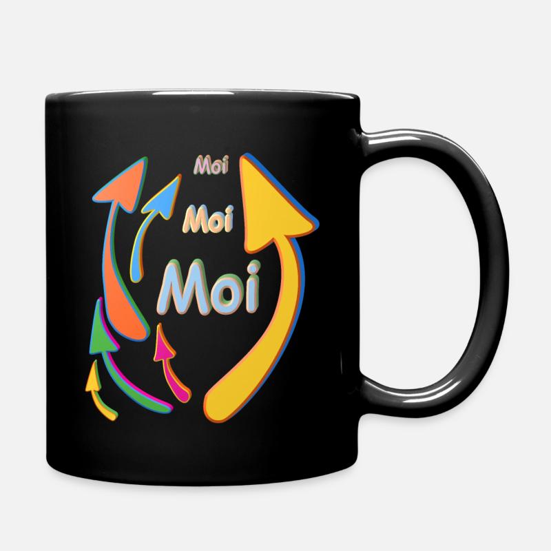 moi moi moi - Mug uni - noir