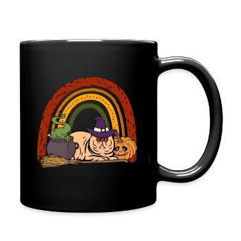 Exotisch Kurzhaarkatze Halloween Katze - Tasse einfarbig - Schwarz - Rechts