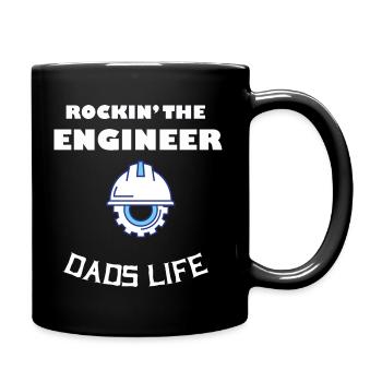 Rockin' the Engineer Dads Life Programmers Math Ge - Tasse einfarbig - Schwarz - Rechts