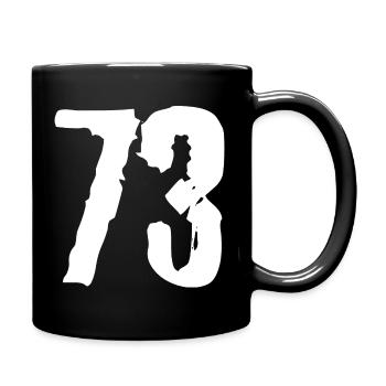 Maillot à 73 numéros - Mug uni - noir - Droite