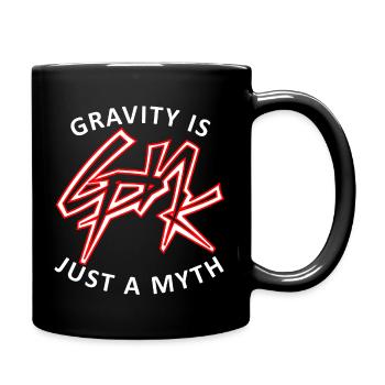 GPNK GRAVITY IS JUST A MYTH - Tasse einfarbig - Schwarz - Rechts