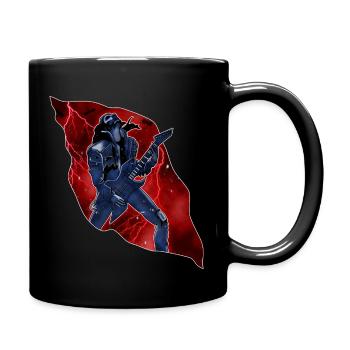 Eddie solo guitare - Mug uni - noir - Droite