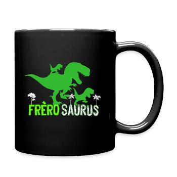Freère Humour Dinosaure Annonce Naissance - Mug uni - noir - Droite