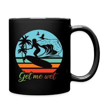 Surfer Girl - Mug uni - noir - Droite