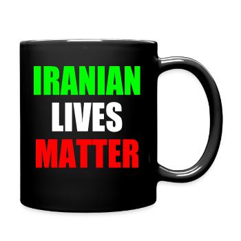 Iranian lives matter - Full Colour Mug - black - Right