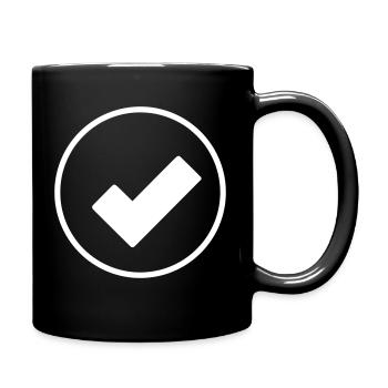 Hook Emoji Sketch Dessin - Mug uni - noir - Droite