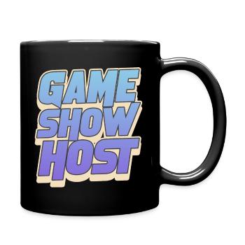 Exciting Board Games Funny Game Show Host Funny - Full Colour Mug - black - Right