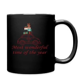 christmas weihnachten xmas geschenkidee - Tasse einfarbig - Schwarz - Rechts