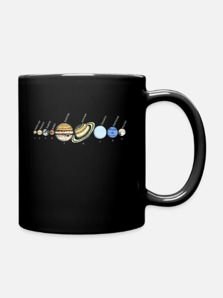 Système solaire Planètes astrophysiques, Système solaire - Mug uni - noir