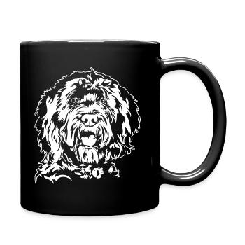 BARBET Dogs Portrait Dog Hunting Dog Wilsigns - Full Colour Mug - black - Right