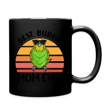 Perruche ondulée - Mug uni - noir - Droite