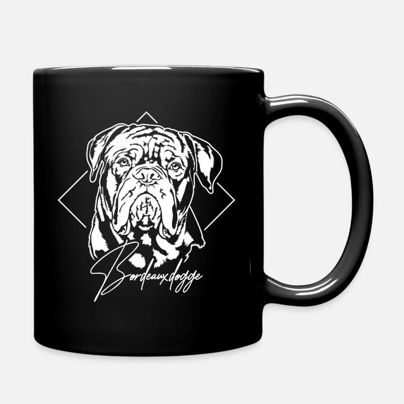 DOGUE de Bordeaux Portrait Chiens Wilsigns - Mug uni - noir