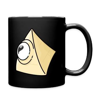 Pyramide - Tasse einfarbig - Schwarz - Rechts