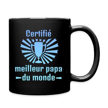 Meilleur Papa du monde - Mug uni - noir - Droite