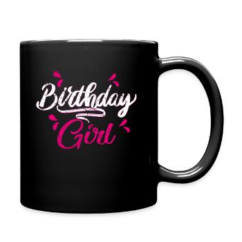 Geburtstagskind, passende Familie, süßer Geburtstag - Tasse einfarbig - Schwarz - Rechts