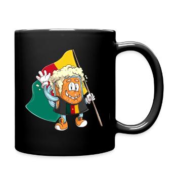 Beer Fan of Cameroon - Full Colour Mug - black - Right