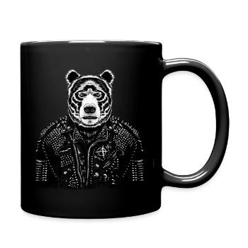 Rock bear - Full Colour Mug - black - Right