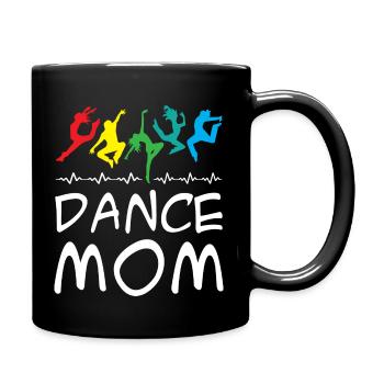 Maman danseuse - Mug uni - noir - Droite