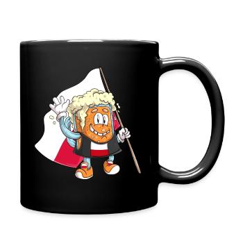Beer fan of Poland - Full Colour Mug - black - Right