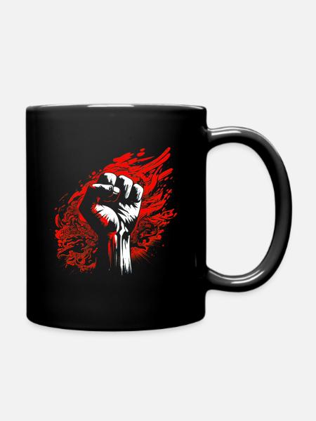 Poing levé - Mug uni - noir