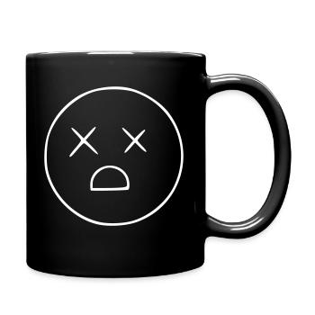 Emoji sketch dead white - Full Colour Mug - black - Right