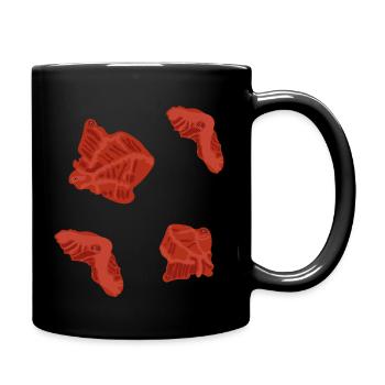 Boulder Griffe wie Korallen - Tasse einfarbig - Schwarz - Rechts