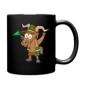 Saudi Arabia Capricorn Fan - Full Colour Mug - black - Right