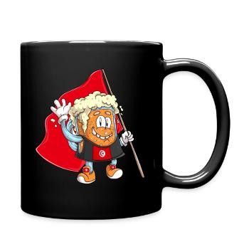 Beer fan of Tunisia - Full Colour Mug - black - Right