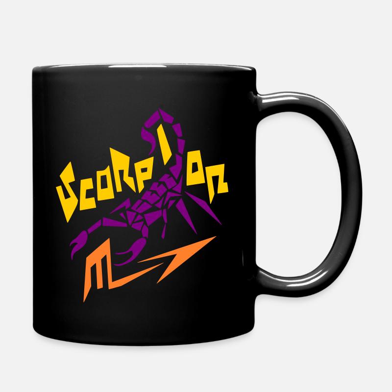 scorpion stylisé - Mug uni - noir