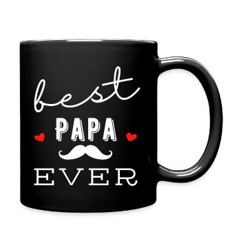 Best Papa Ever - Cadeau Idéal pour les Papas - Mug uni - noir - Droite