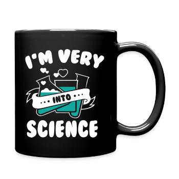 Je suis très intéressé par la science - Mug uni - noir - Droite